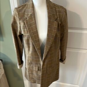Liverpool Plaid Tan Women's Blazer